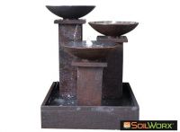 Triple Bowl Fountain - Rust
